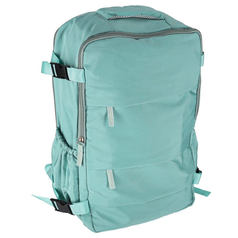 Plecak podróżny turystyczny bagaż zielony 45x30 cm - obrazek 7