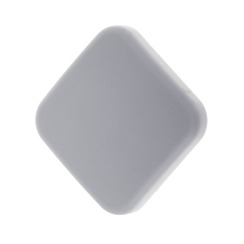 Odbojnik do drzwi samoprzylepny silikonowy szary kwadrat - obrazek 2