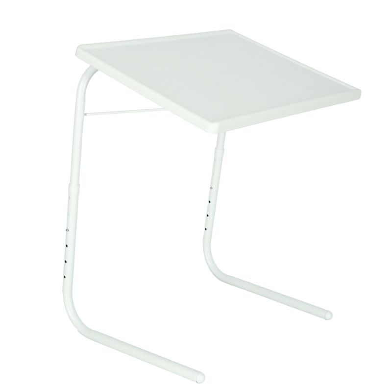 Stolik pod laptopa do laptopa stół wielofunkcyjny składany regulowany 69cm biały - obrazek 2