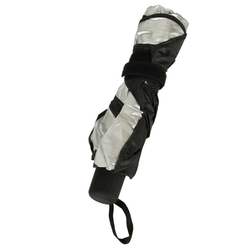 Parasol osłona przeciwsłoneczna na przednią szybę do samochodu auta mata składana UV 65x110cm - obrazek 5