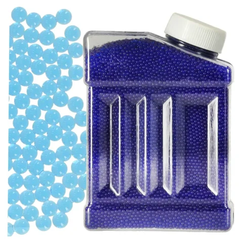 Kulki żelowe wodne hydrożelowe do kwiatów niebieskie 250g 50 000szt. 7-8mm
