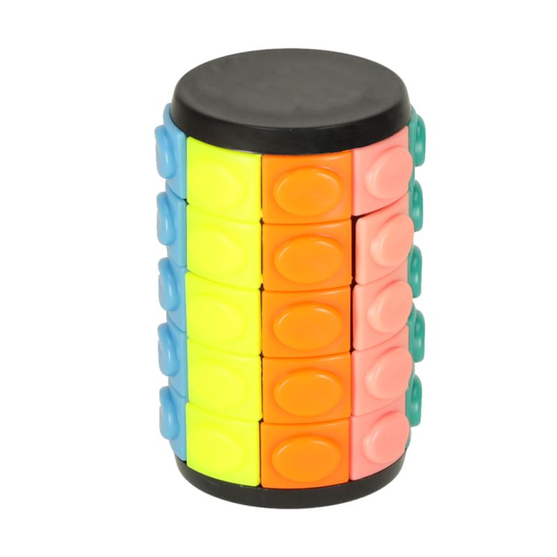 Układanka logiczna łamigłówka walec obrotowy 5 rzędów - obrazek 2