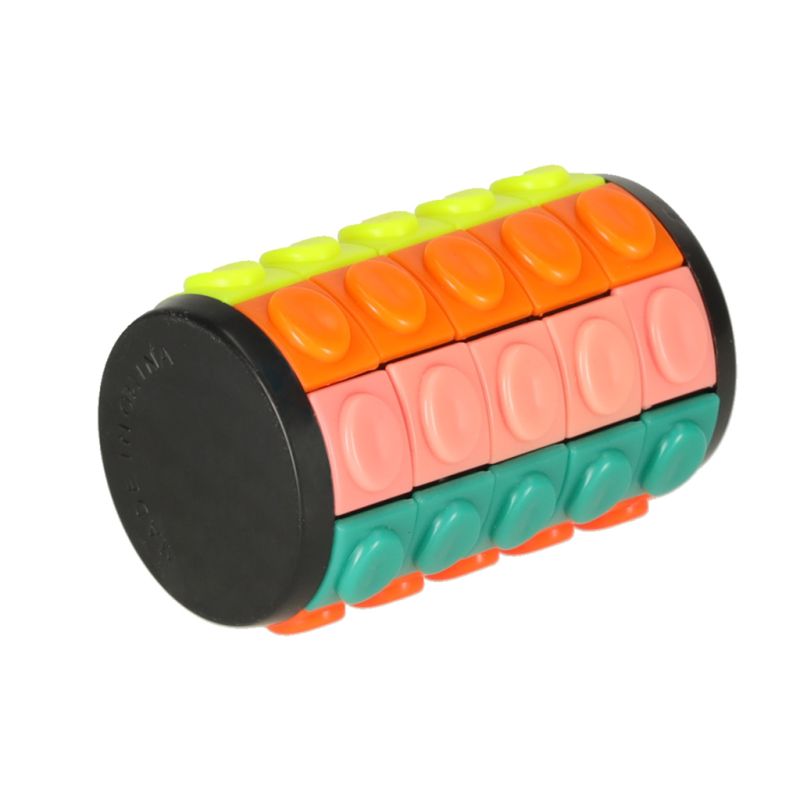 Układanka logiczna łamigłówka walec obrotowy 5 rzędów - obrazek 3