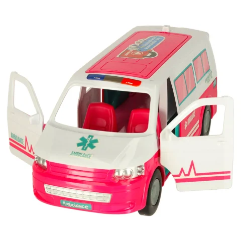 Karetka pogotowia ambulans mobilny szpital lalka akcesoria