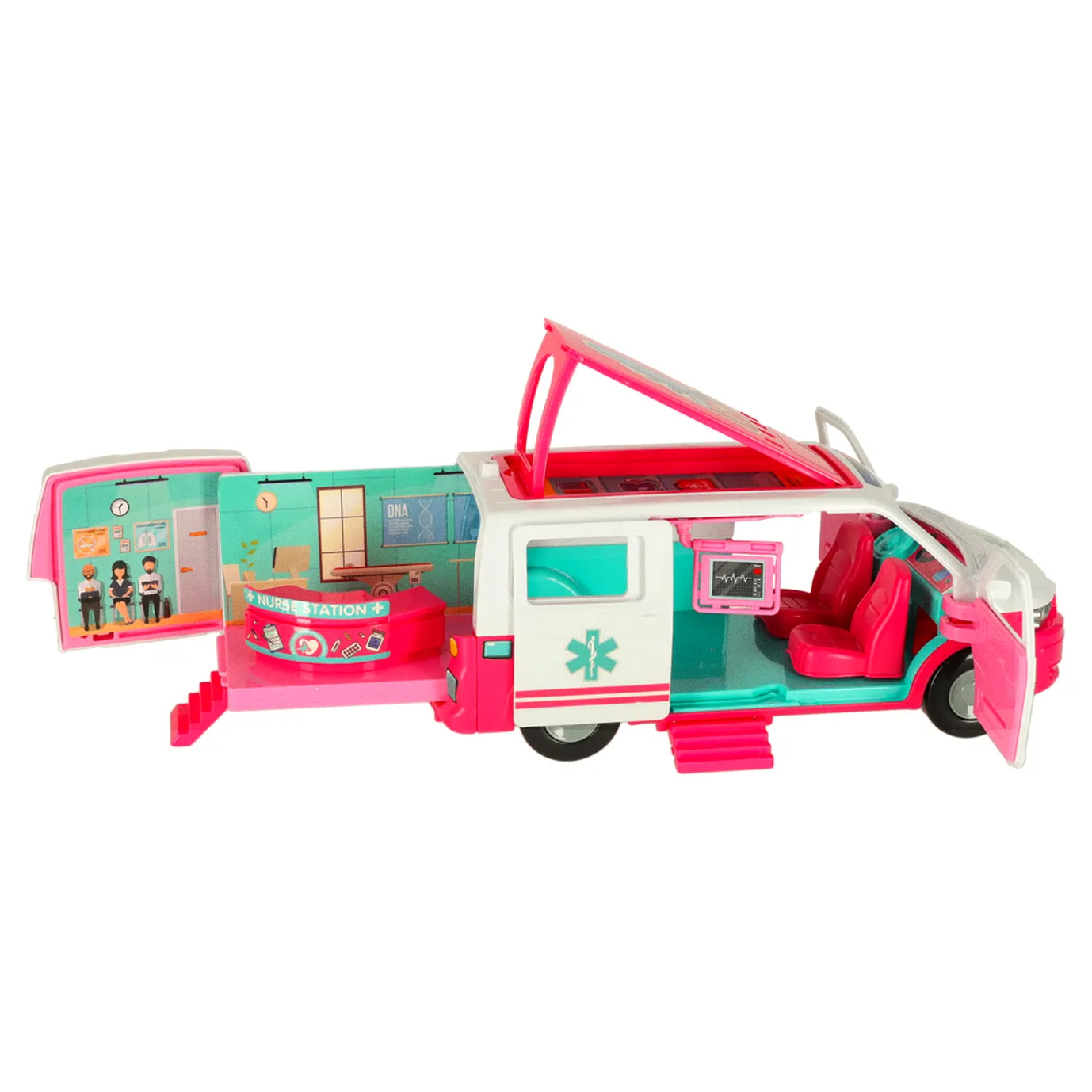 Karetka pogotowia ambulans mobilny szpital lalka akcesoria - obrazek 6