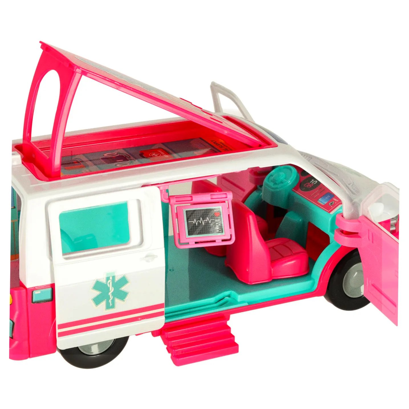 Karetka pogotowia ambulans mobilny szpital lalka akcesoria - obrazek 9