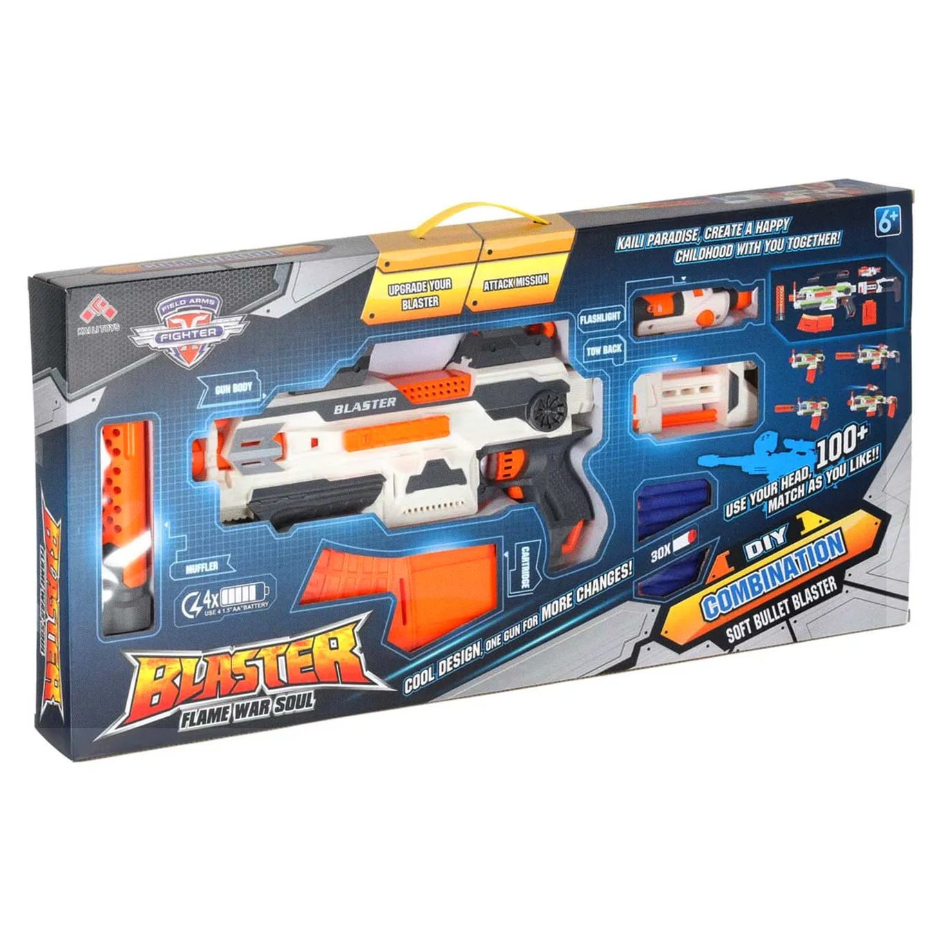 KARABIN BLASTER MODULAR 4w1 30 strzałek - obrazek 11