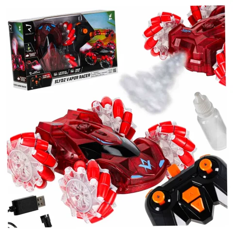 Samochód zdalnie sterowany na pilota Drift Off-Road REVOLT Slydz Vapor Racer 360 czerwony