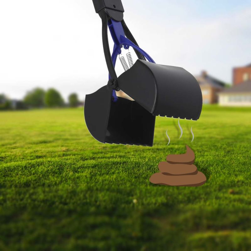 Łopatka do zbierania odchodów kupozbieracz niebieski - obrazek 9