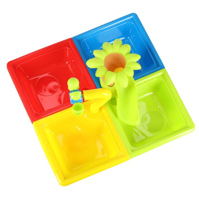 Stolik wodny cztery części piaskownica łopatki konewka stołek - obrazek 7