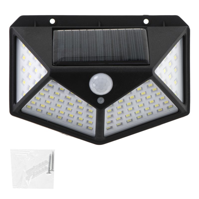 Lampa solarna czujnik ruchu i zmierzchu 100 LED - obrazek 2