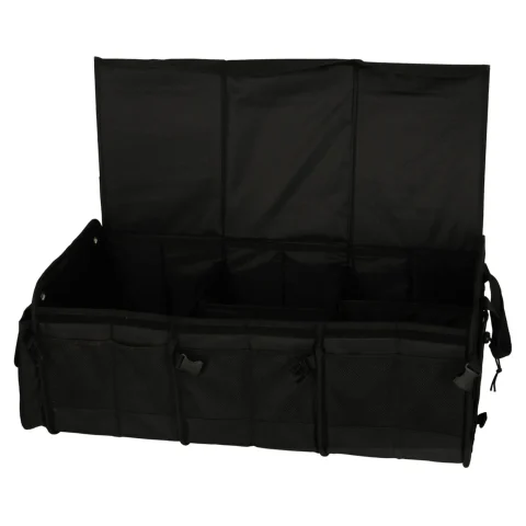 Organizer do bagażnika kufer do samochodu z chłodzeniem 3 komory z torbą termiczną XXL 37x75x32cm