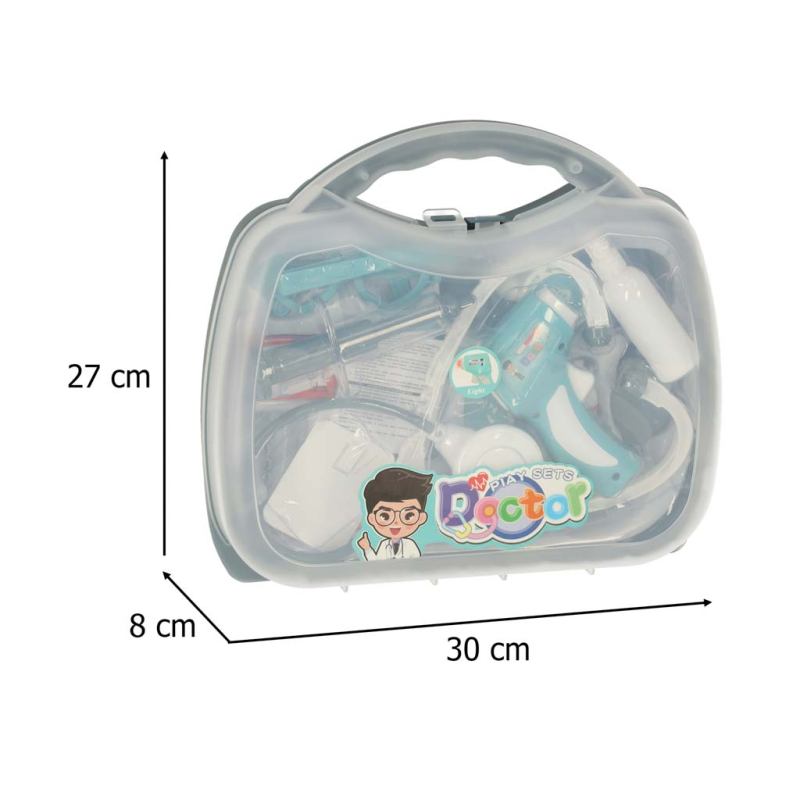 Zestaw lekarza w walizce mały doktor akcesoria dźwięk światła - obrazek 15