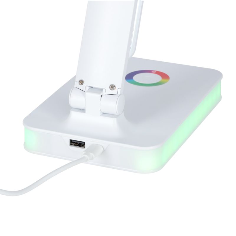 Lampka na biurko biurkowa LED USB dotykowa podświetlana RGB regulacja światła - obrazek 7