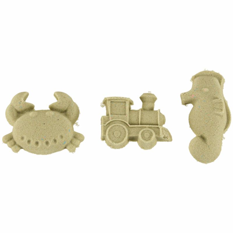 Piasek sensoryczny dla dzieci 1kg w woreczku naturalny beżowy - obrazek 5