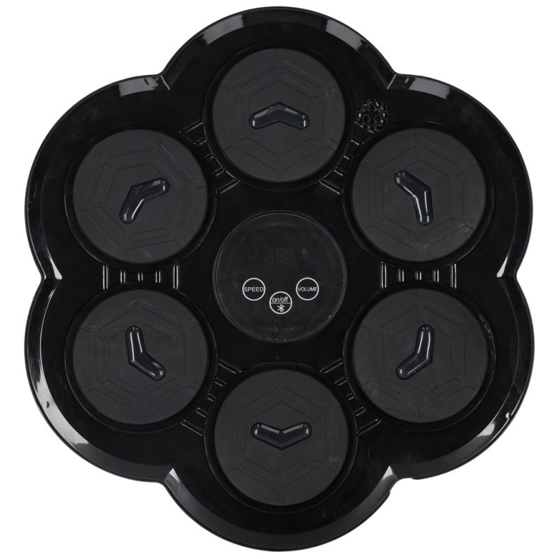 Tarcza bokserska treningowa na ścianę trenażer muzyka LED USB rękawice - obrazek 2