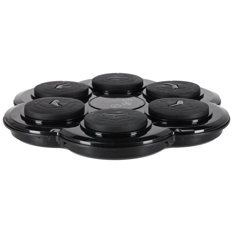 Tarcza bokserska treningowa na ścianę trenażer muzyka LED USB rękawice - obrazek 5