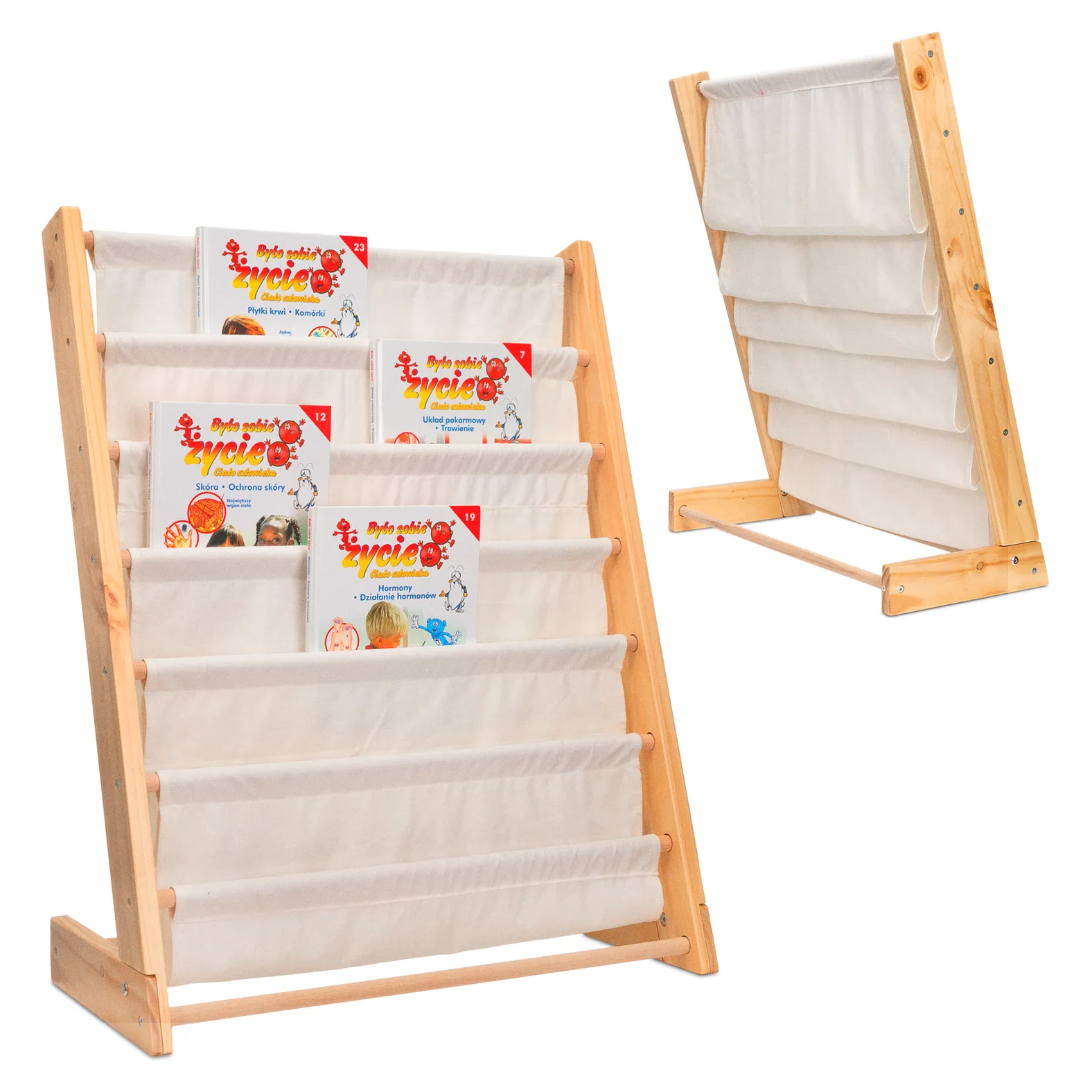 Regał na książki dla dzieci stojak półka 76