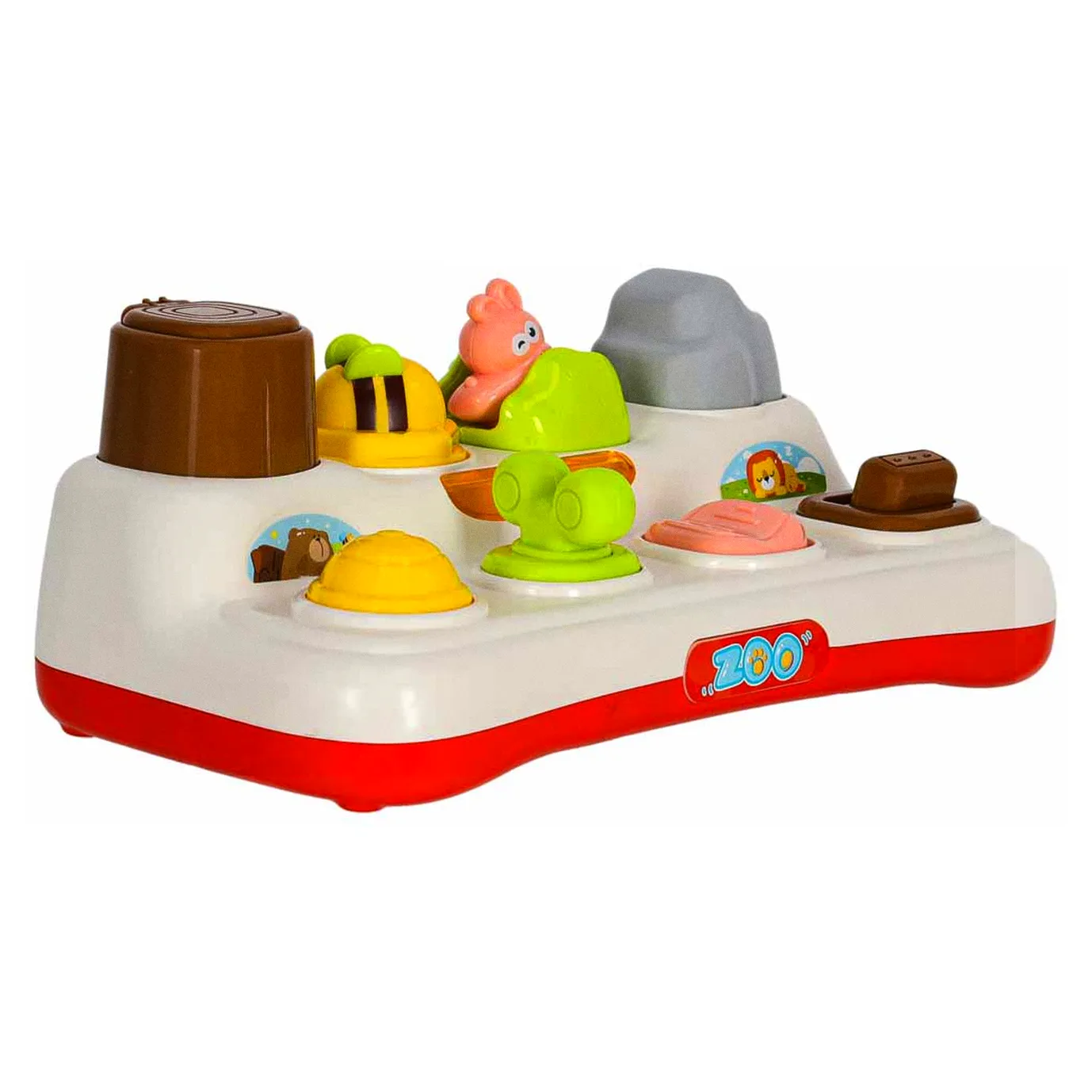 Zabawka edukacyjna pop-up wyskakujące zwierzątka światła dźwięk