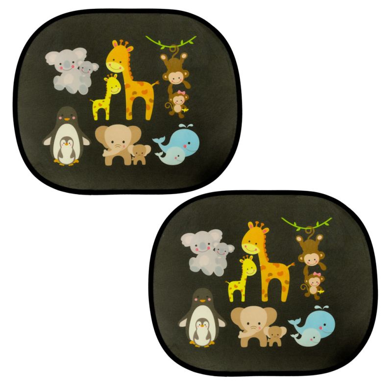 Kurtyna statyczna przeciwsłoneczna osłona okna samochodu zwierzęta zestaw 2 szt. - obrazek 5