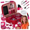 Kuferek zestaw kosmetyków do makijażu i paznokci makeup dla dzieci 22 elementy