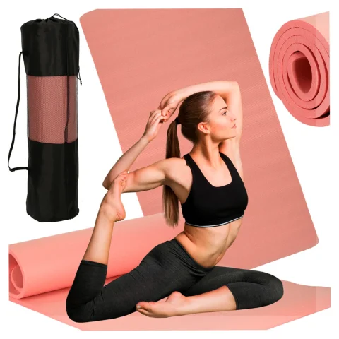 Mata do ćwiczeń jogi gimnastyczna treningowa fitness karimata gruba 1