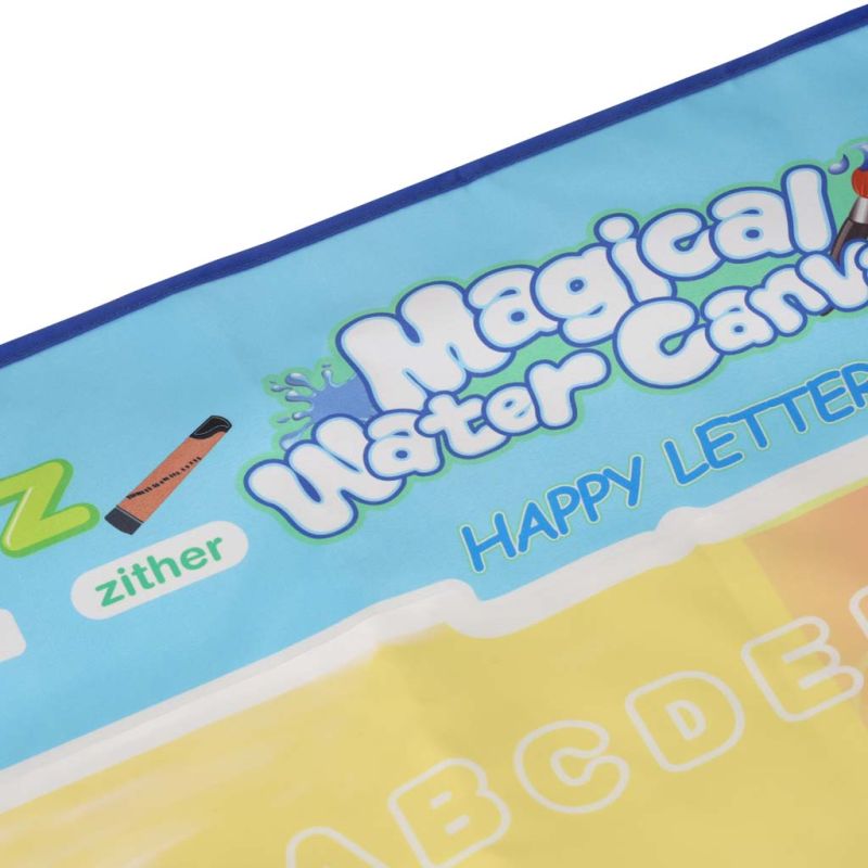 Mata wodna do malowania rysowania wodą mazaki pieczątki szablony wałek 100x80cm alfabet - obrazek 12