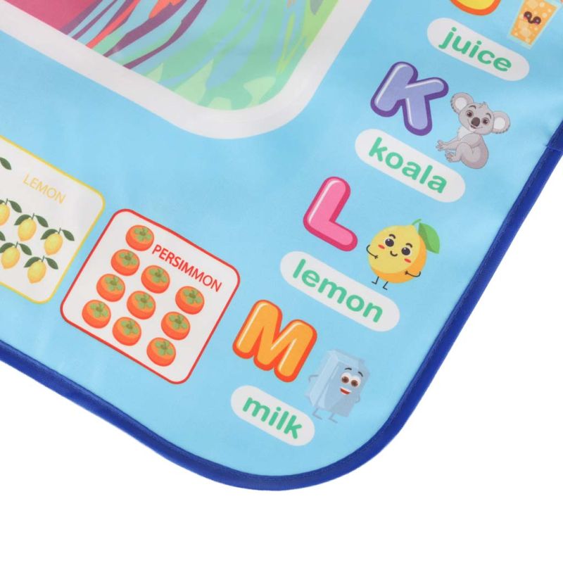 Mata wodna do malowania rysowania wodą mazaki pieczątki szablony wałek 100x80cm alfabet - obrazek 10