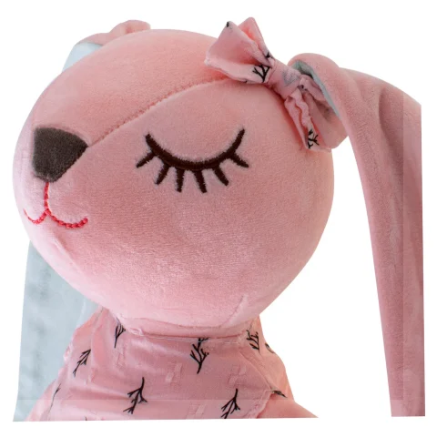 Maskotka pluszowa królik różowy 52cm