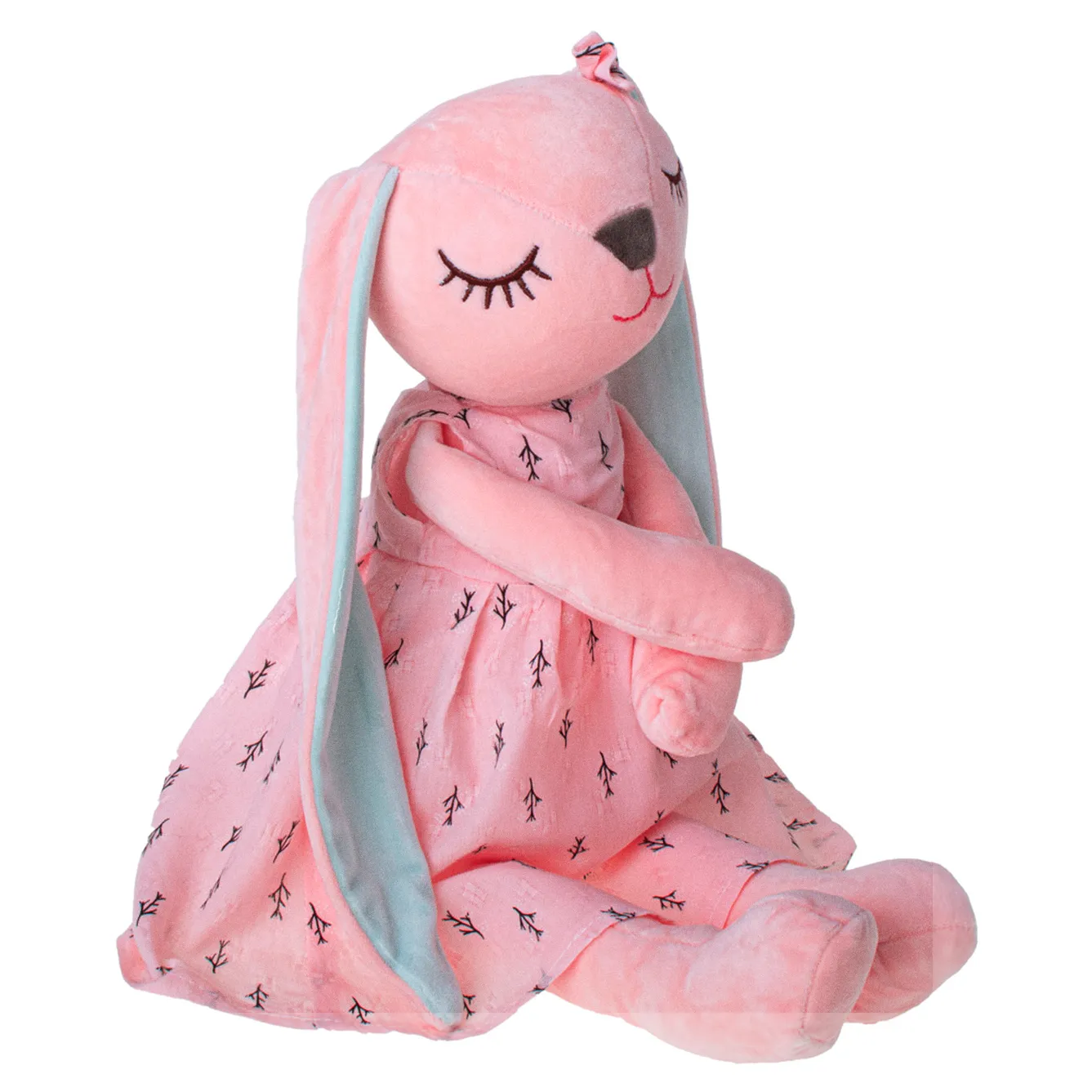 Maskotka pluszowa królik różowy 52cm - obrazek 5