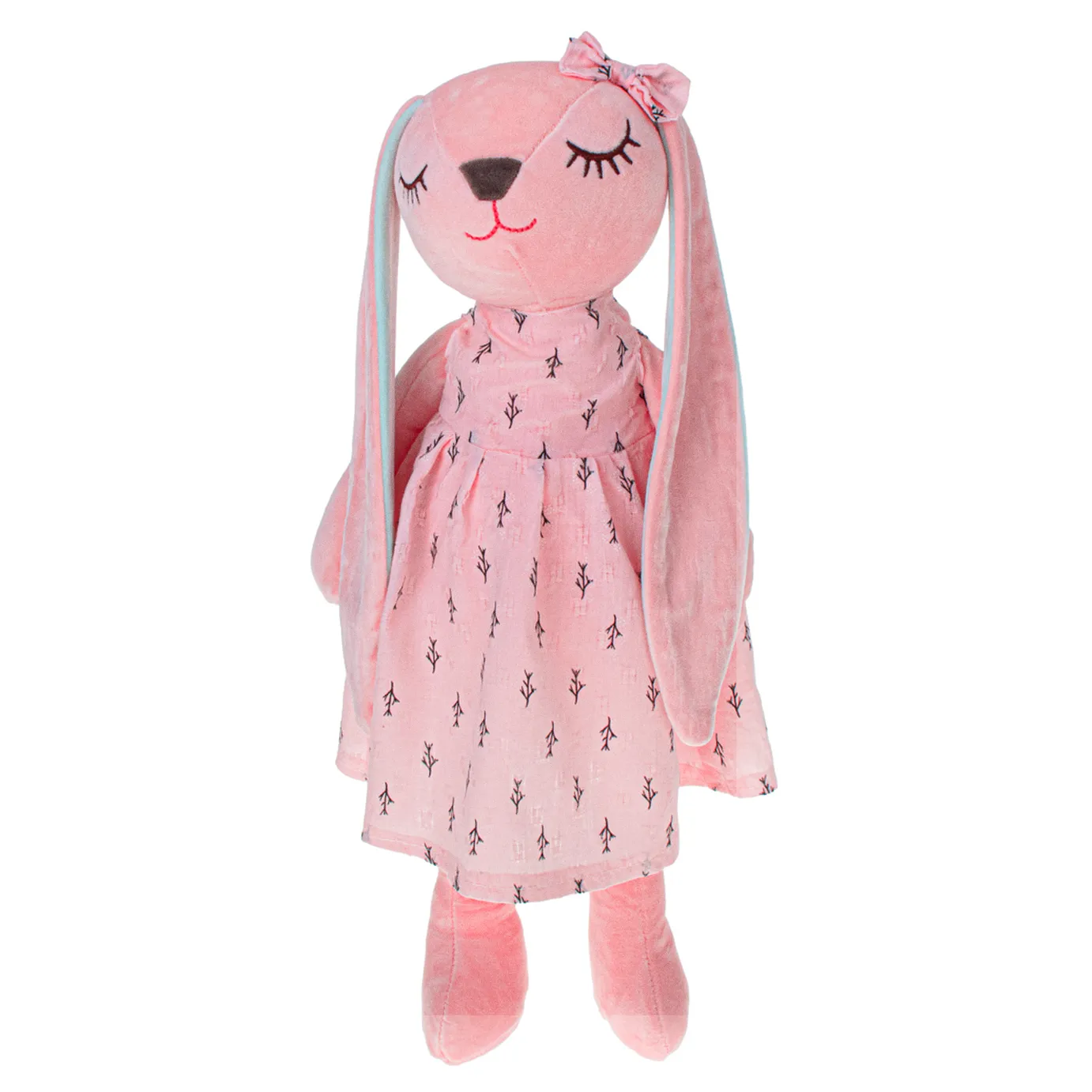 Maskotka pluszowa królik różowy 52cm - obrazek 6