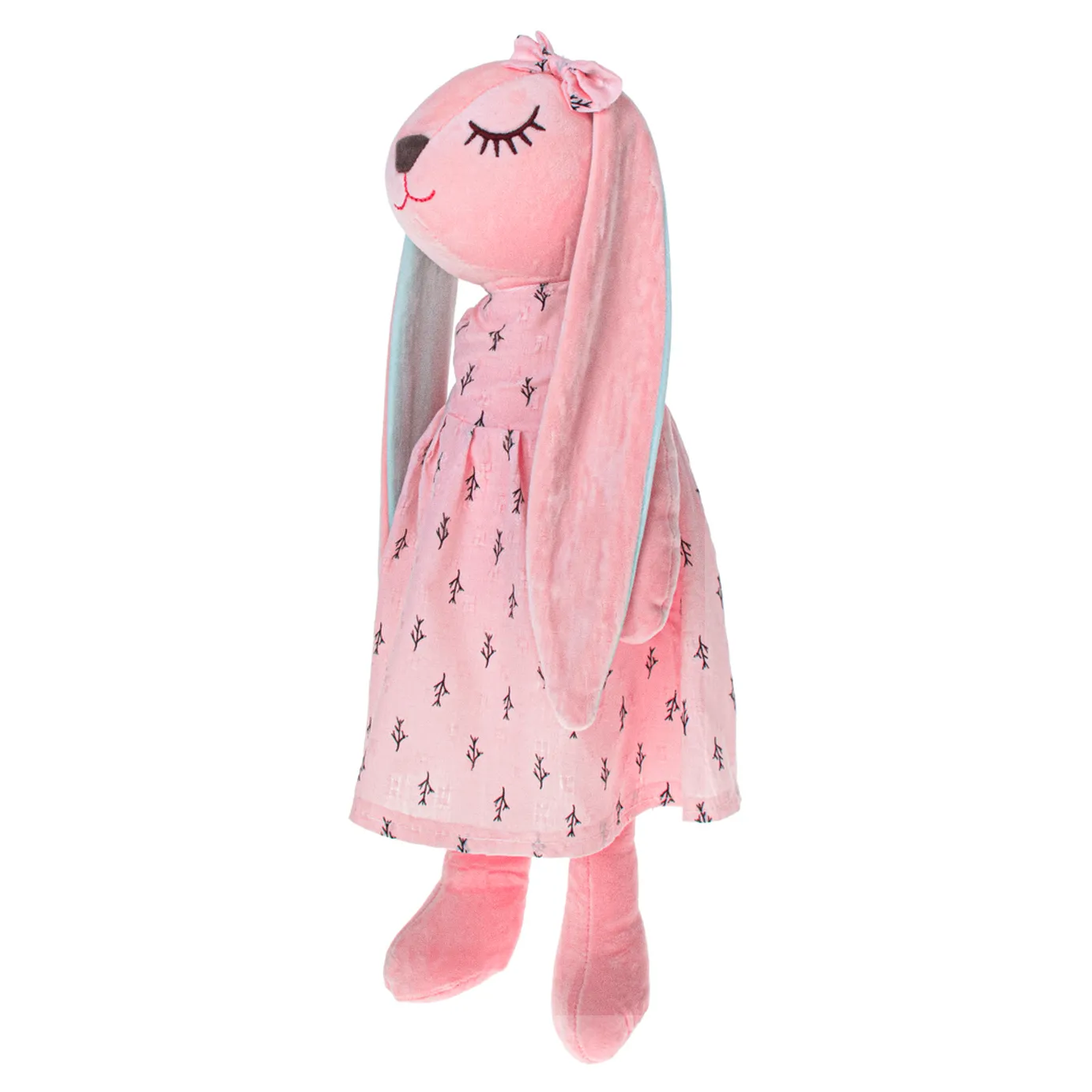 Maskotka pluszowa królik różowy 52cm - obrazek 7