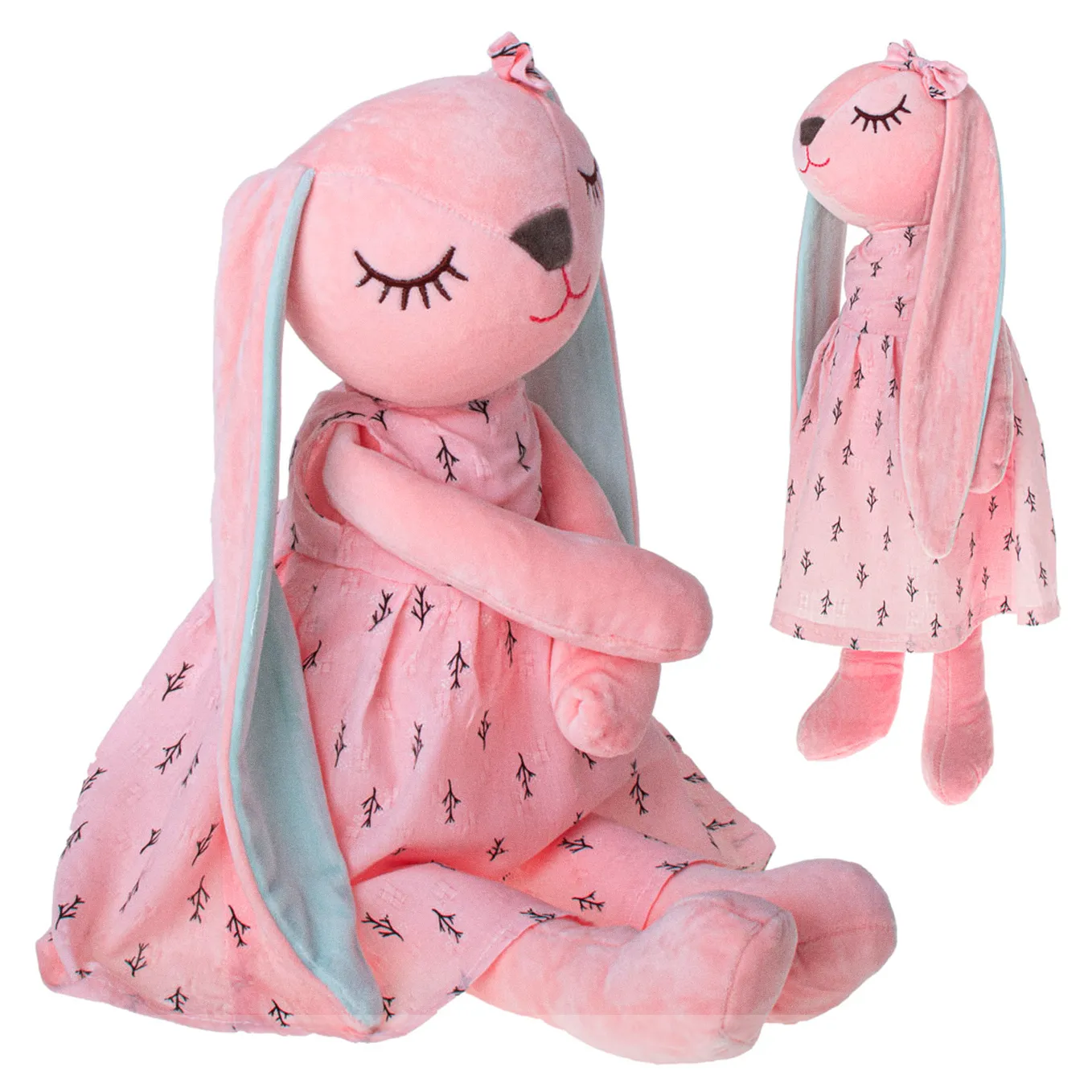 Maskotka pluszowa królik różowy 52cm