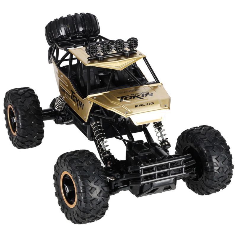 Samochód zdalnie sterowany na pilota RC Rock Crawler 1:12 4WD METAL złoty - obrazek 2