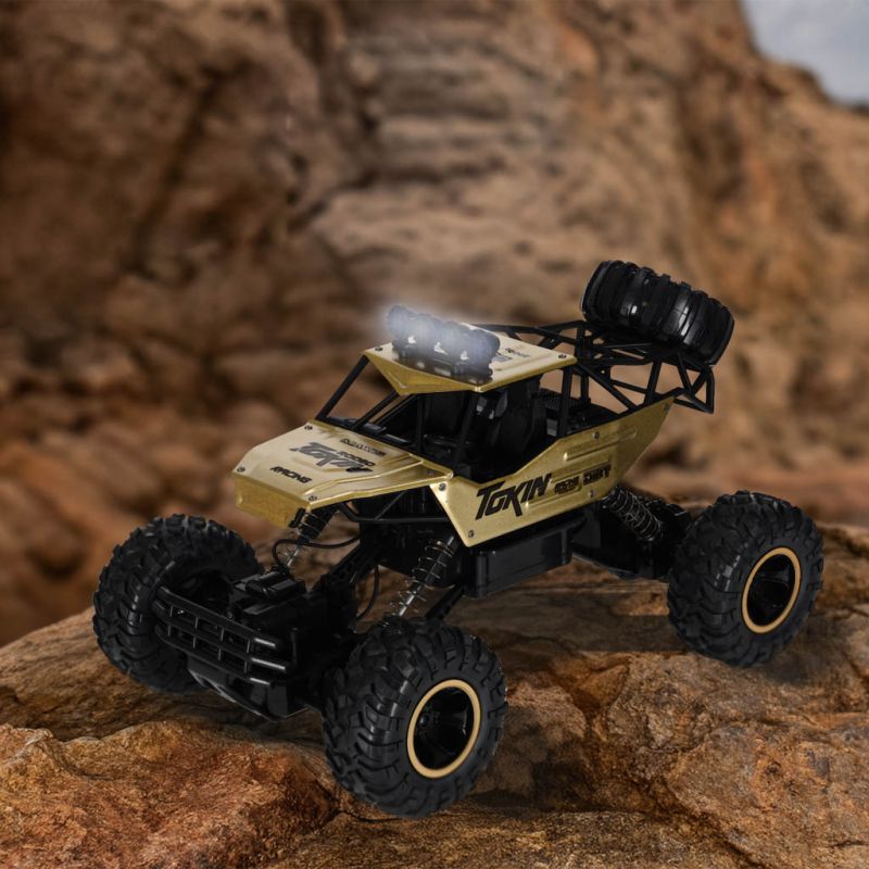 Samochód zdalnie sterowany na pilota RC Rock Crawler 1:12 4WD METAL złoty - obrazek 12