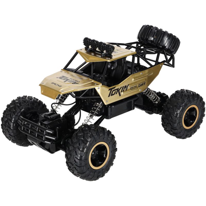 Samochód zdalnie sterowany na pilota RC Rock Crawler 1:12 4WD METAL złoty - obrazek 3