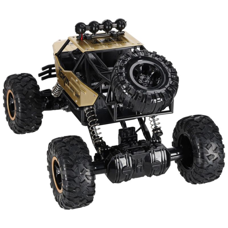 Samochód zdalnie sterowany na pilota RC Rock Crawler 1:12 4WD METAL złoty - obrazek 5