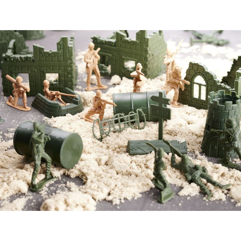 Żołnierzyki baza wojskowa figurki zestaw 114el. - obrazek 11