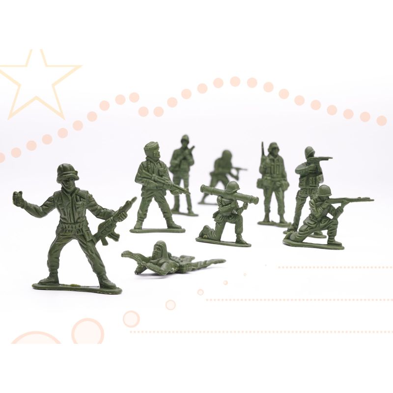 Żołnierzyki baza wojskowa figurki zestaw 114el. - obrazek 5