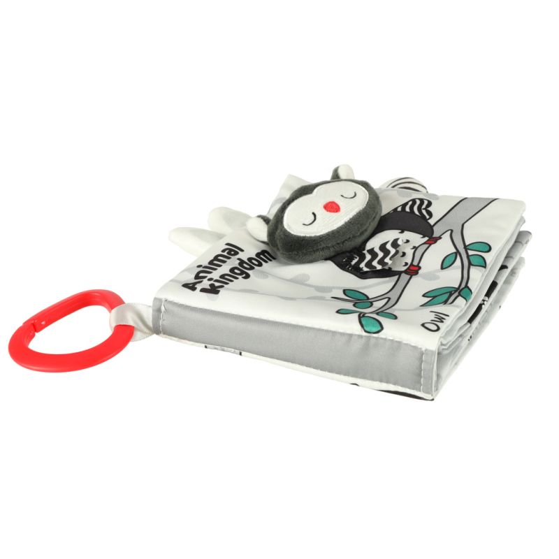 Książeczka sensoryczna miękka ogony zwierząt sowa - obrazek 8