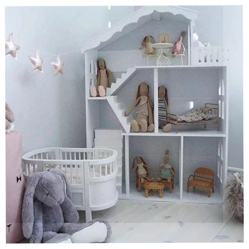 Regał na książki dla dzieci półka domek na zabawki 2w1 LULILO CALLA 116cm XXL - obrazek 7