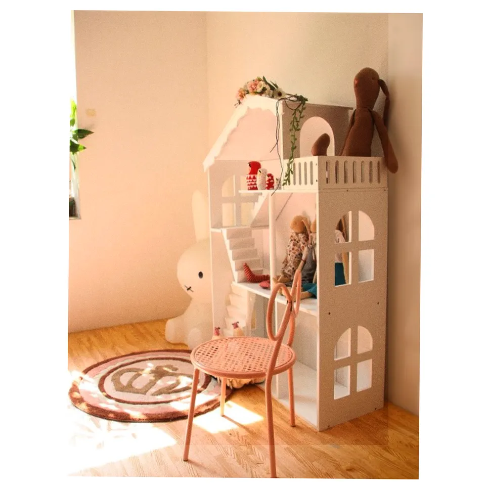 Regał na książki dla dzieci półka domek na zabawki 2w1 LULILO CALLA 116cm XXL - obrazek 10