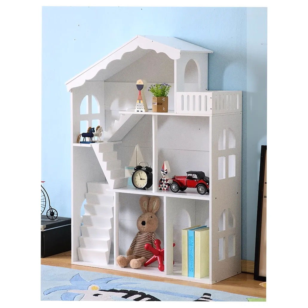 Regał na książki dla dzieci półka domek na zabawki 2w1 LULILO CALLA 116cm XXL