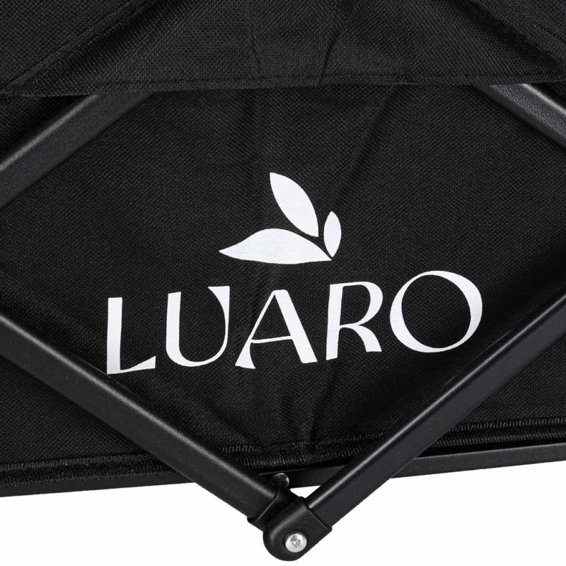 Wózek transportowy LUARO na zakupy plażowy składany 100l - obrazek 2