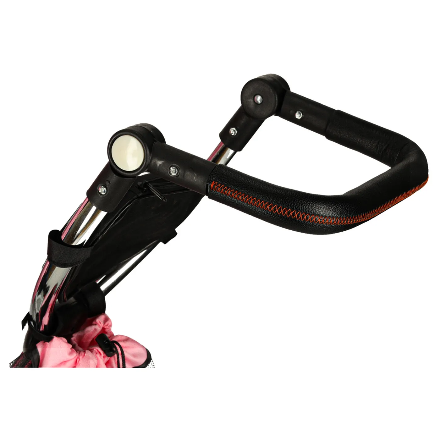 Rowerek trójkołowy Trike Fix V3 rower spacerówka 3w1 obracany 360 wolne koło różowy - obrazek 7