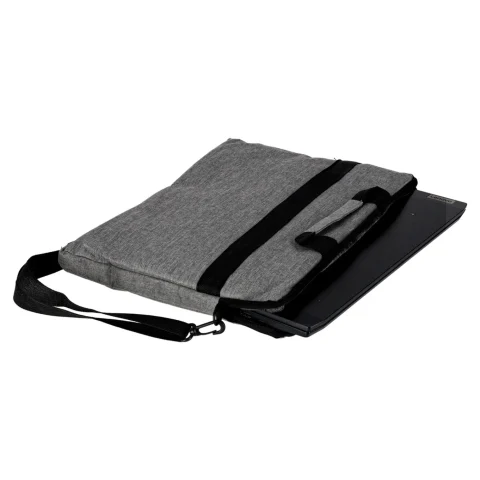 6 cali na ramię z paskiem teczka biznesowa damska męska szara