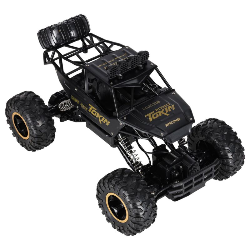 Samochód zdalnie sterowany na pilota RC Rock Crawler 1:12 4WD METAL czarny - obrazek 6