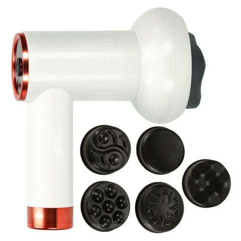 Pistolet do masażu masażer do pleców ciała pleców ujędrniający antycellulitowy bezprzewodowy wyszczuplający 5w1