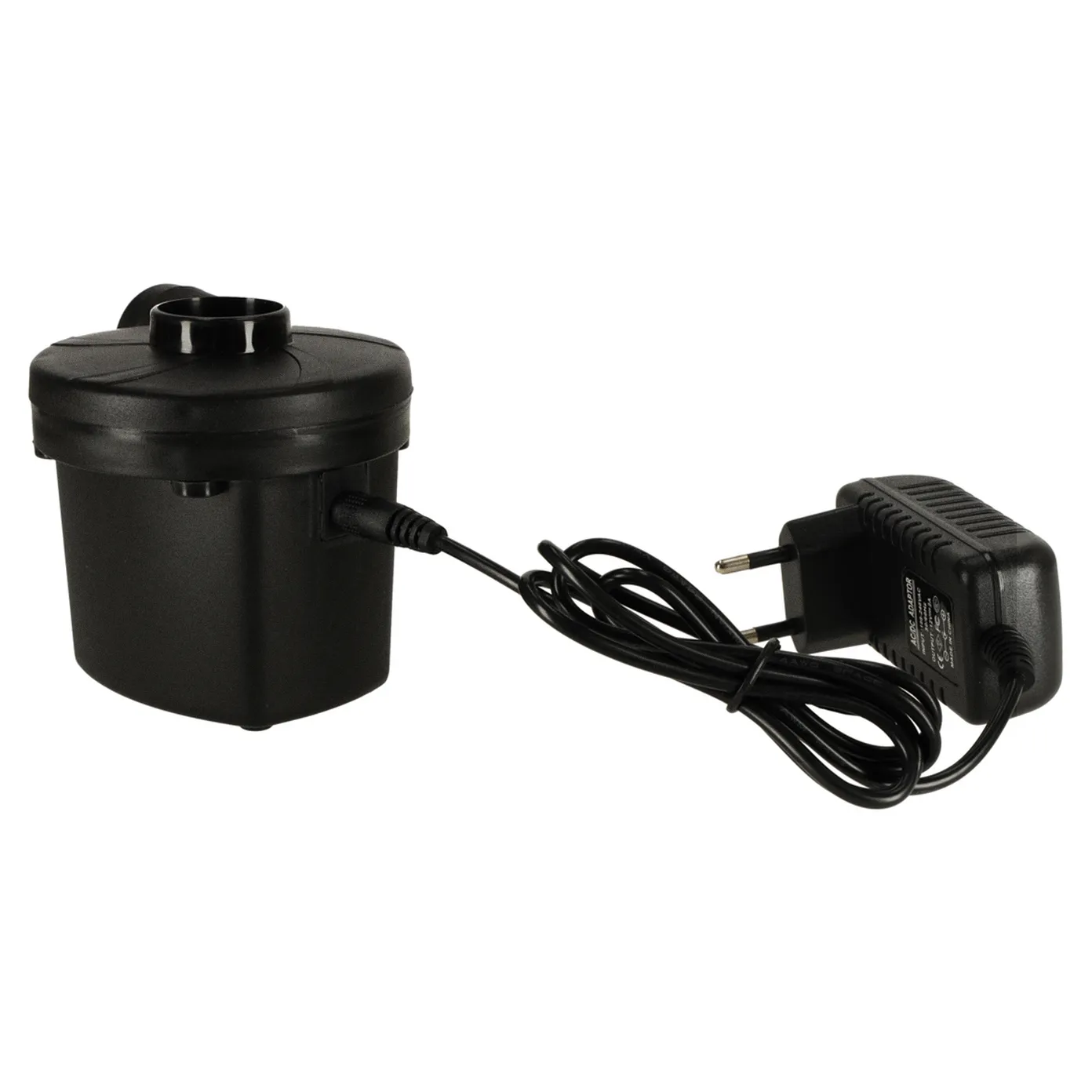 Pompka elektryczna do materaca piłki ponton basen turystyczna przenośna mobilna 2w1 12V/240V końcówki