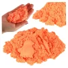Piasek sensoryczny dla dzieci 1kg w woreczku pomarańczowy